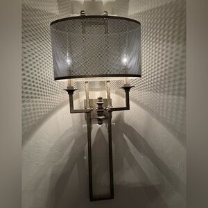 Elegant Silver Wall Sconce